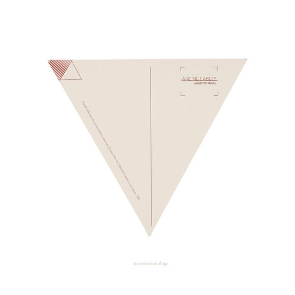 🔴 Louis Vuitton Airline Label Postcard Sticker - Picture 2 of 2